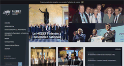 Desktop Screenshot of medef-finistere.com